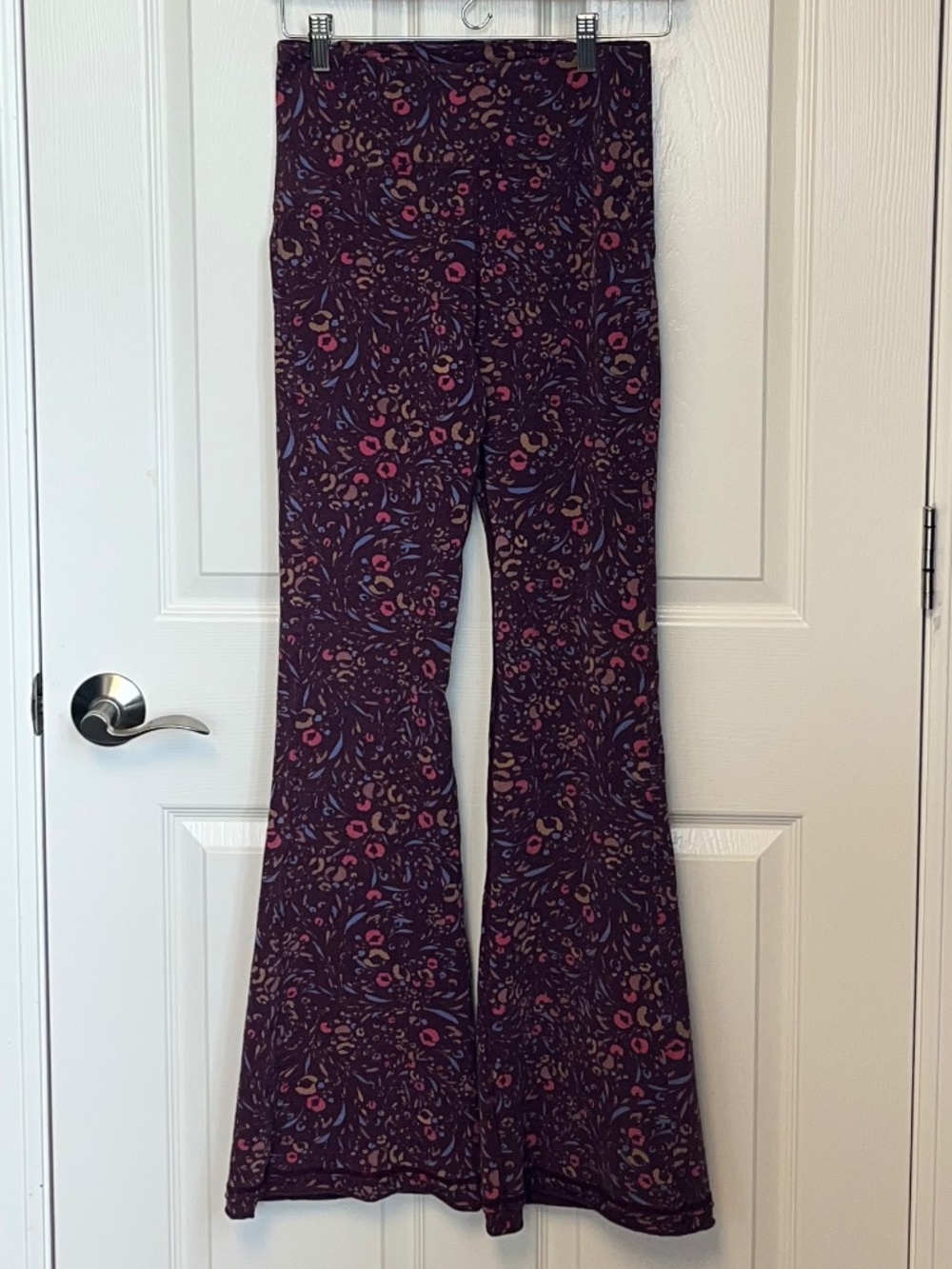 Prana Hemp Blend Printed Flare Yoga Pants Women’s S